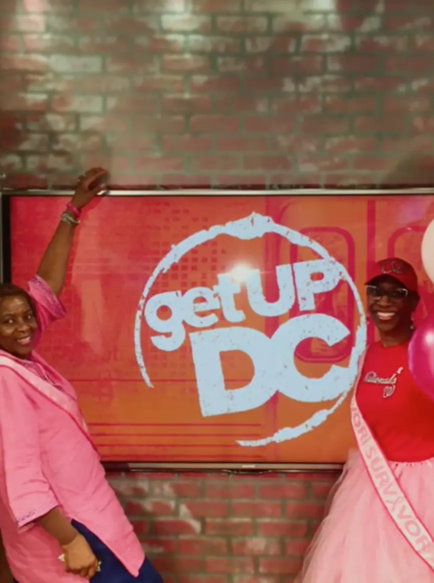 Breast Cancer Awareness Month with WUSA-9 “Get Up DC” on October 31, 2019.
